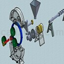 聚合物挤出机模型Solidworks格式