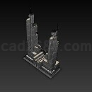 双塔模型Solidworks格式