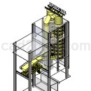 气体净化安装维护设备模型Solidworks格式