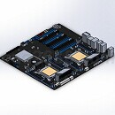 服务器主板模型Solidworks格式