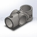 Solidworks钢结构栏杆零件模型库