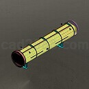 U型管式换热器模型Solidworks格式