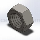 M8六角螺母模型Soliworks格式