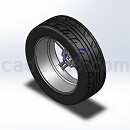道奇轮毂Solidworks模型