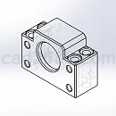 滚珠丝杠支撑座模型Solidworks格式