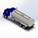 集装箱卡车模型Solidworks格式
