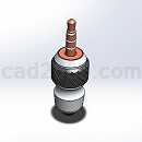 3.5毫米4针型连接器模型Solidworks格式