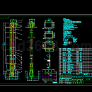 630钢丝胶带斗式提升机CAD图纸