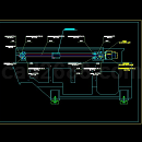 车床床身装配图CAD图纸
