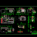 3120滚齿机装配图整套CAD图纸
