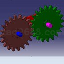 齿轮装配模型Step/iges/stl格式