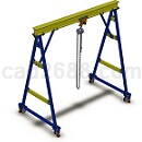 桥式起重机（吊车）模型Step/iges/stl格式