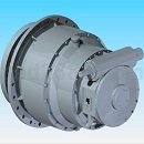 蜗轮双行星齿轮装置Step/iges/stl格式