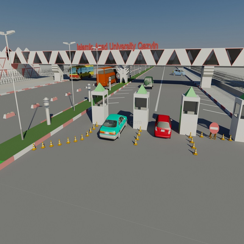 高速收费站模型Step/iges/stl格式