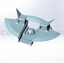 闪电飞行器模型Step/iges/stl格式