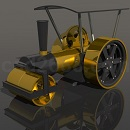 压路机模型Step/iges/stl格式