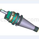 精密镗刀快速更换适配器模型Step/iges/stl格式