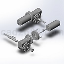 马达齿轮箱模型Step/iges/stl格式