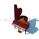 雅马哈钢琴模型Step/iges/stl格式