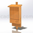 蝙蝠箱树模型Solidworks格式