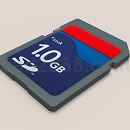 内存卡模型Step/iges/stl格式