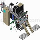 零部件类包装流水线设备CREO格式