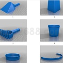 3D打印的玩沙集