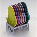 3D打印模型家居生活加大号杯垫