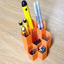 3D打印模型蜂窝收纳盒