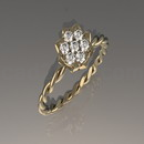 3D打印模型女性戒指