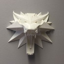 3D打印模型狼头墙壁挂饰