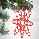 3D打印模型雪花装饰