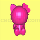 3D打印模型Hello kitty猫