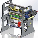 经纬网编织机模型UG格式