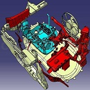 汽车发动机进气系统模型Catia格式