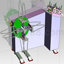 拆卷机模型UG格式