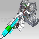 汽车方向盘助力器模型UG格式