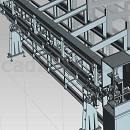 重型圆棒送料机模型UG格式