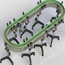 转台输送机（转盘式输送机）模型UG格式