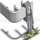数控机床刀具夹取机械手模型Solidworks格式