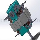 电机内部定子转子结构模型Soliworks格式