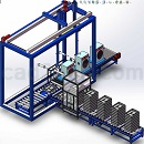 滚筒洗衣机底托装配生产线模型Solidworks格式