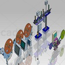 自动化模组（包括收放料机与包装机）模型UG格式