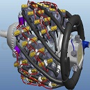 R4360飞机发动机模型PROE设计