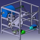 瓶子处理设备模型CATIA设计