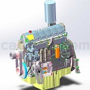 MTU柴油发动机Solidworks格式