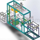 成型模具框架模型Solidworks设计