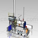 锅炉房设模型备UG设计
