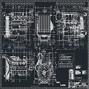 道依茨油冷式柴油发动机CAD图纸
