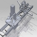 胶圈装订机模型UG设计